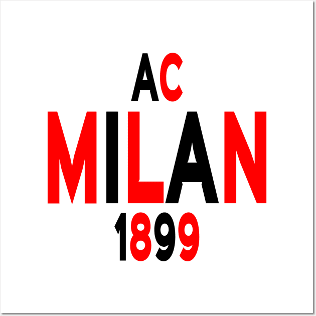 AC Milan Classic Wall Art by Medo Creations